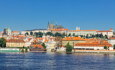 Naklejka na ściany i meble Prague cityscape
