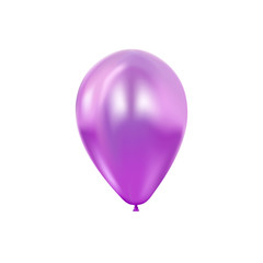 3d realistic flying balloon.