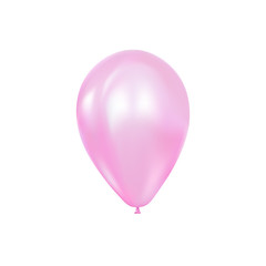 3d realistic flying balloon.