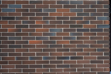 Background, wall brown brick, Bavarian masonry