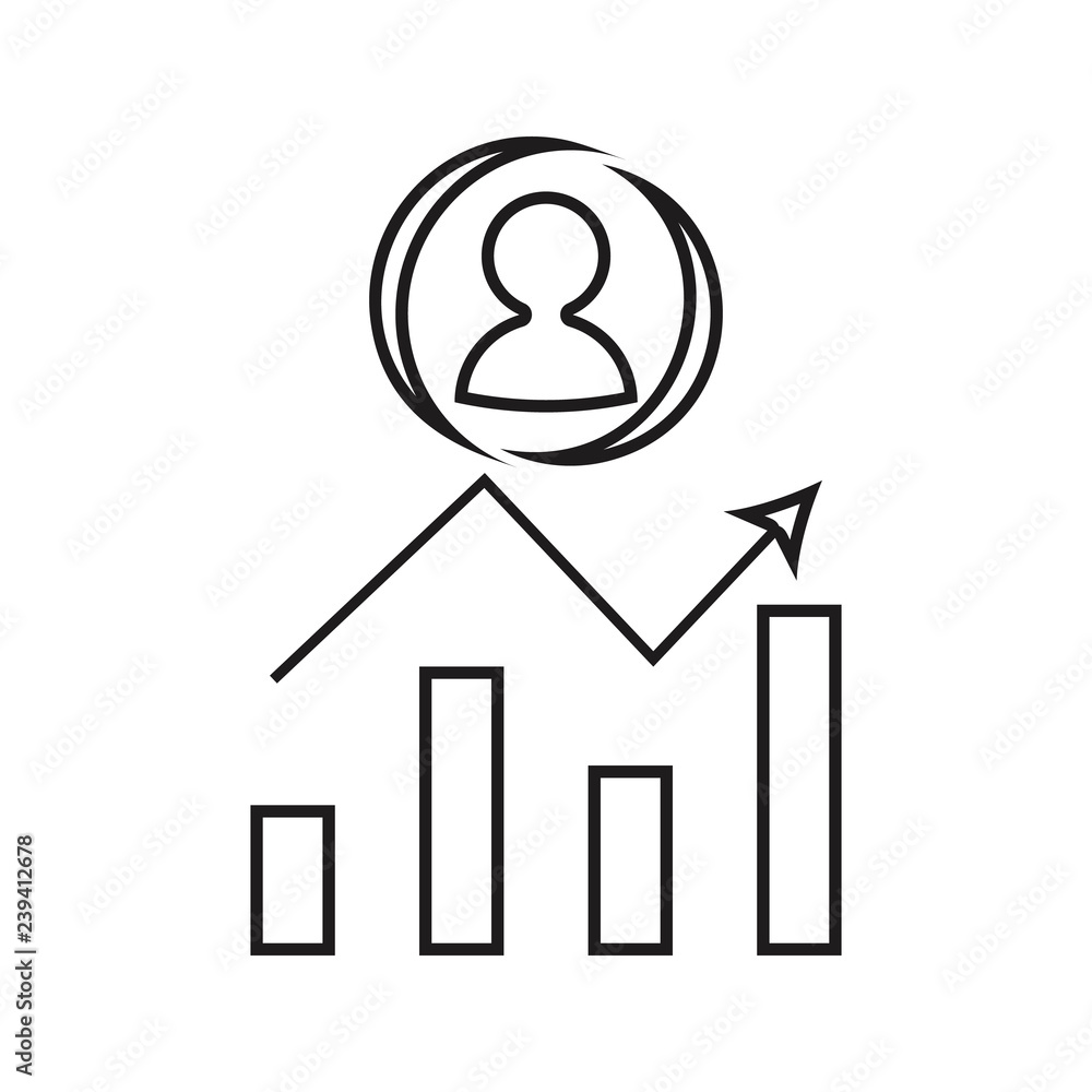 Poster career icon. element of hr & heat hunting for mobile concept and web apps icon. thin line icon for w