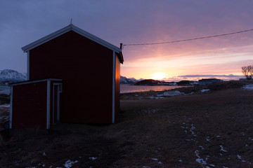 Sunset on Sommaroy