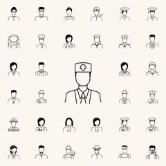 doctor icon. Proffecions icons universal set for web and mobile