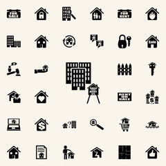 sale and rent of apartments icon. Real estate icons universal set for web and mobile