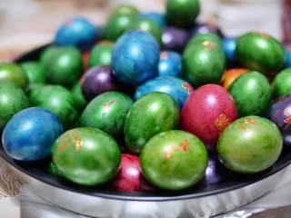 Easter eggs in color