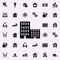 apartments icon. Real estate icons universal set for web and mobile