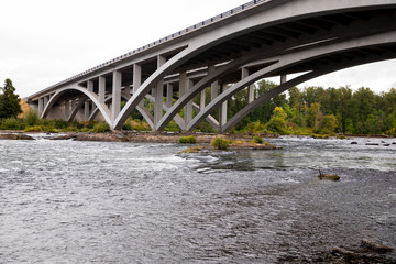 Middle Fork Willamette River Interstate 5 Bridge Eugene Oregon