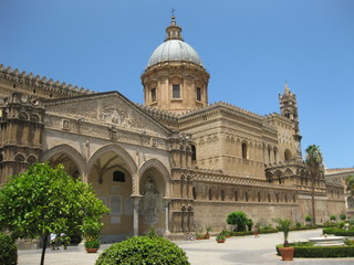 Fototapeta na wymiar Italien, Insel Sizilien, Palermo, Kathedrale, Maria Santissima Assunta