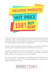 Shop or Store Sale Landing Page with Text Sample