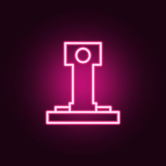 mini lighthouse icon. Elements of web in neon style icons. Simple icon for websites, web design, mobile app, info graphics