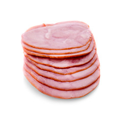 ham isolated on white background- Image