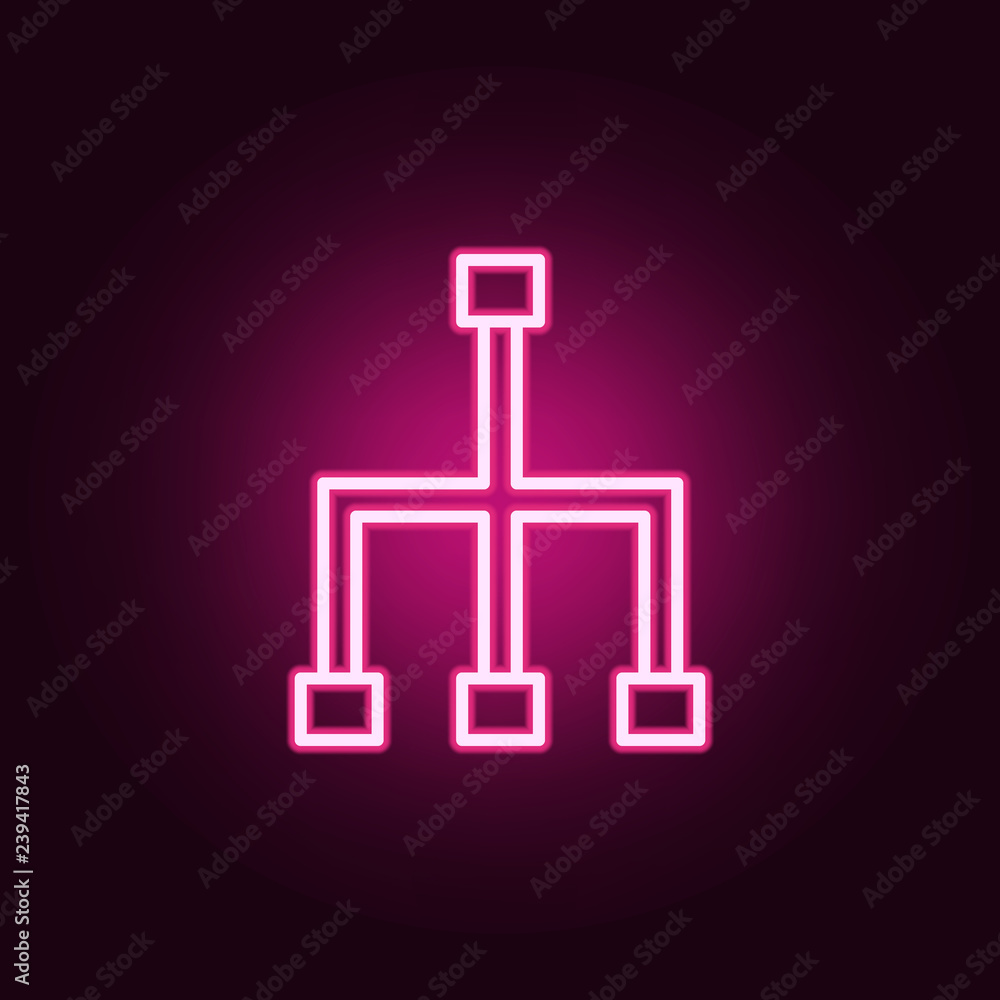Aufkleber communication sign icon. elements of web in neon style icons. simple icon for websites, web design, 