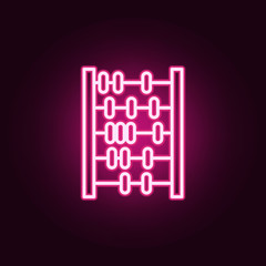 scores icon. Elements of web in neon style icons. Simple icon for websites, web design, mobile app, info graphics