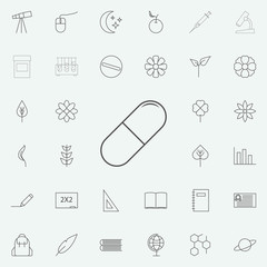 pill icon. web icons universal set for web and mobile