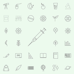 syringe icon. web icons universal set for web and mobile