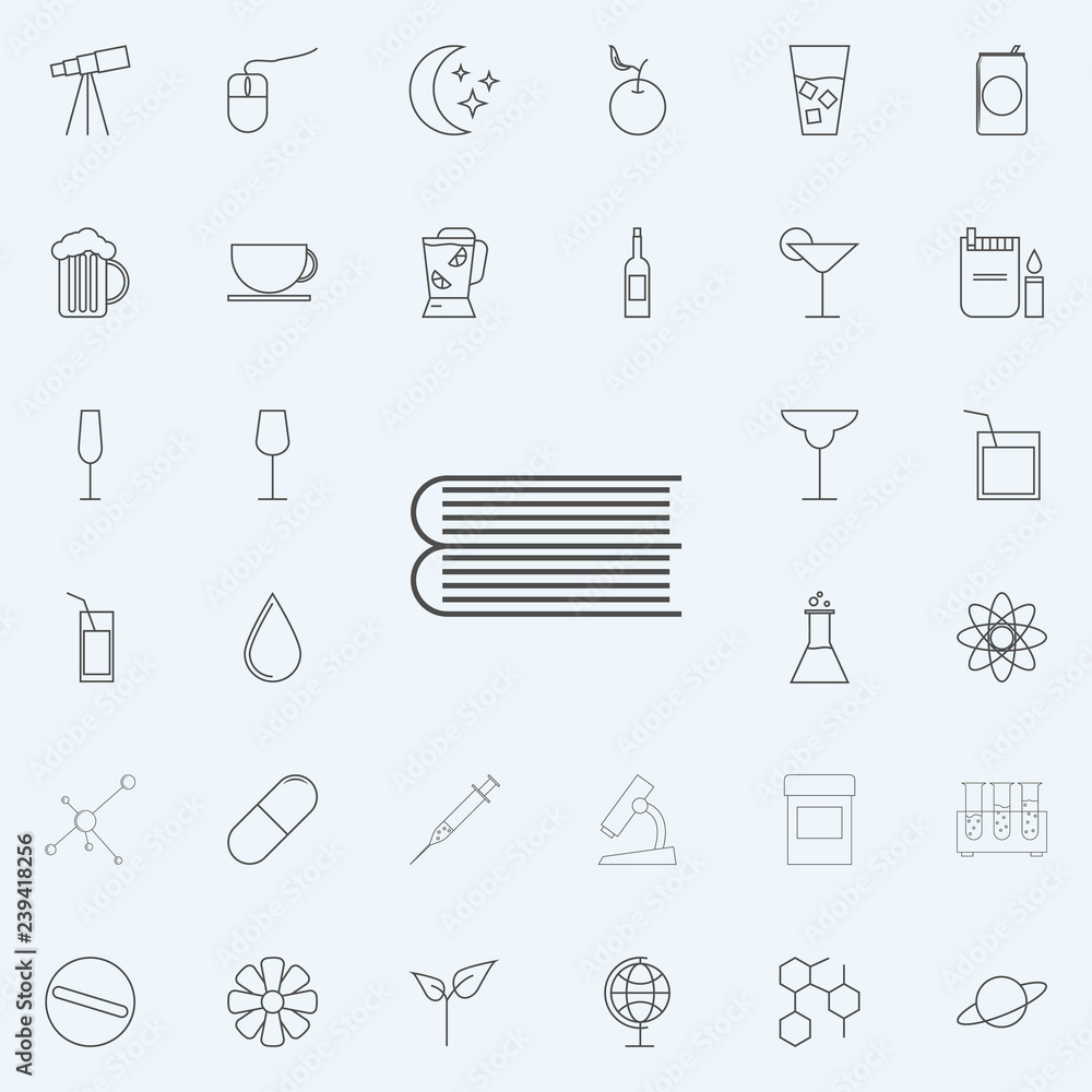 Poster pile of books icon. web icons universal set for web and mobile