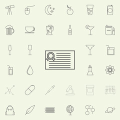 Fototapeta premium diploma icon. web icons universal set for web and mobile