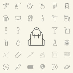 school bag icon. web icons universal set for web and mobile