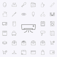 air conditioning icon. web icons universal set for web and mobile