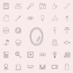 mirror icon. web icons universal set for web and mobile