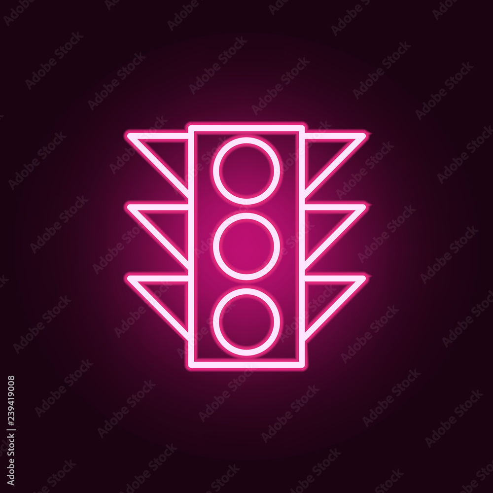 Poster traffic light icon. web icons universal set for web and mobile