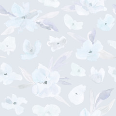 Flower seamless pattern.