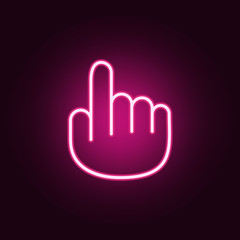 hand with finger index finger icon. web icons universal set for web and mobile