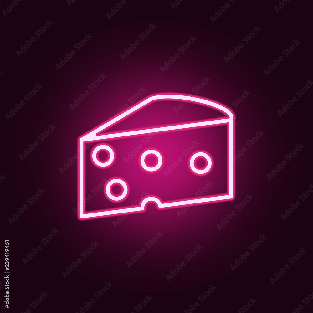 Poster piece of cheese icon. web icons universal set for web and mobile