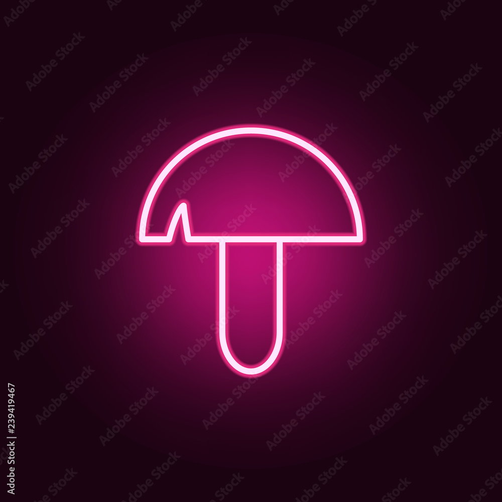 Poster mushroom icon. web icons universal set for web and mobile