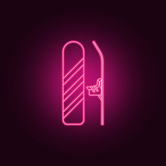 snowboard icon. Winter icons universal set for web and mobile