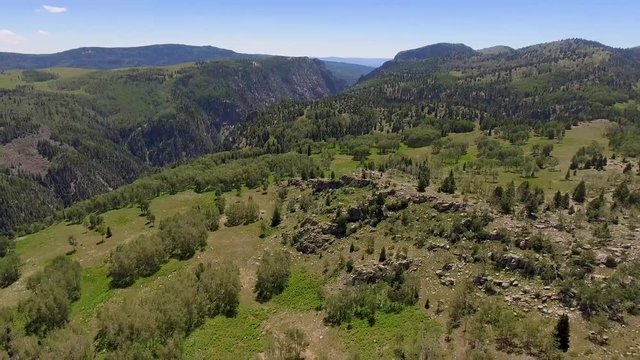Aerial Footage of The Brazos Mountains is a mountain range in northern Rio Arriba County, located in northern New Mexico in the southwestern United States near Chama NM