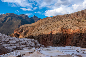Salinas de Maras no Vale de Urubamba, Cusco