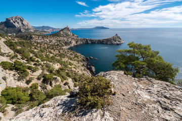 View of the Tsar's Bay from the top of Karaul-Oba mountain