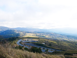 Fototapeta premium 箱根の展望台からの眺め