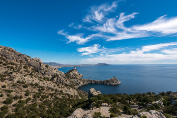 Beautiful clouds over the Black Sea