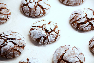 Chocolate Crinkle cookies