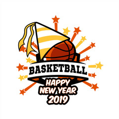 Basketball New Year Logo 01