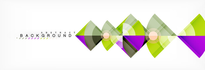 Modern geometric abstract background
