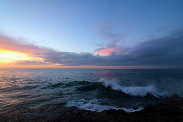 Obraz premium Sunrise on the central California coast