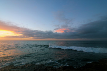 Sunrise on the central California coast
