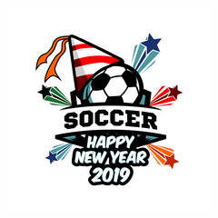 Soccer New Year Logo 03