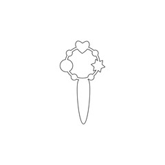 baby beanbag icon. Baby element icon. Premium quality graphic design icon. Signs, outline symbols collection icon for websites, web design, mobile app, info graphics on white background