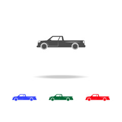 Fototapeta premium Pickup icons. Elements of transport element in multi colored icons. Premium quality graphic design icon. Simple icon for websites, web design