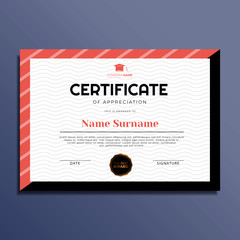 professional elegant certificate template design