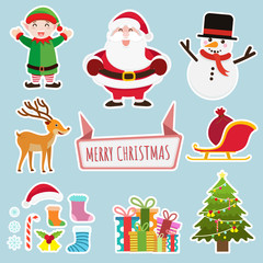 Christmas and new year decoration background