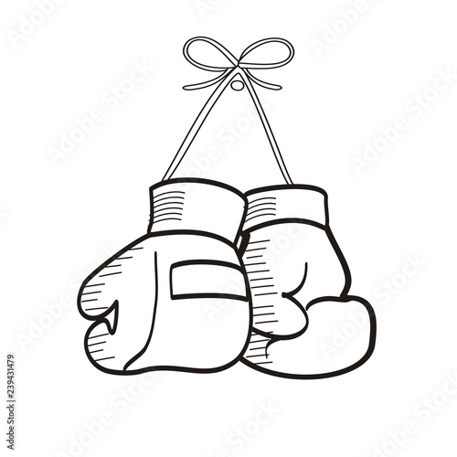40+ Best Collections Sketch Boxing Gloves Drawing Easy | Invisible Blogger