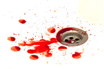  blood drain bathroom sink