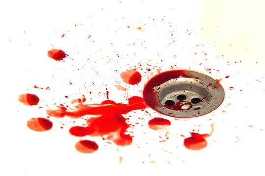 blood drain bathroom sink
