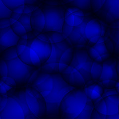 Glittering dark blue circles and balls. For holiday paper and fabric