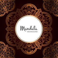 vintage mandala art background design